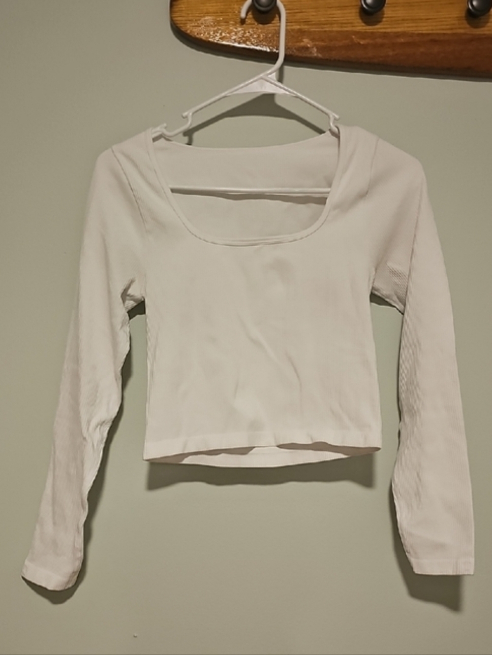 **NWOT** OQQ White Long Sleeve, Medium